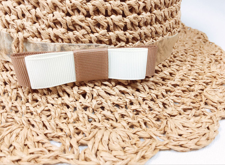 Children's Straw Beach Hat, Straw Bucket Hat for Kids