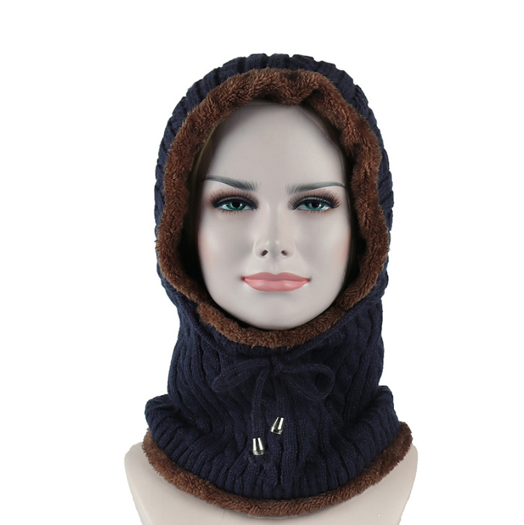 Winter Hat for Supermarket Hats with Scarf for Adults