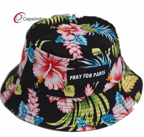 Popular Hot Selling Floral Pattern Bucket Fisherman Hats