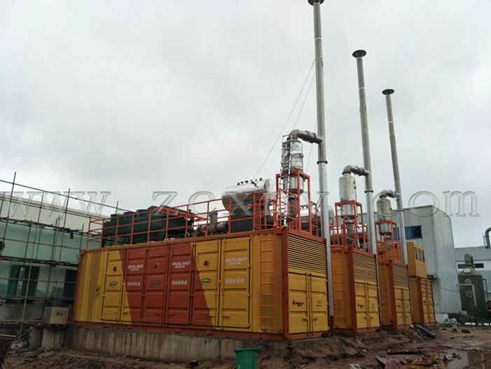 Collaboration with Zichai Engine Biogas Generator Set Landfill Generator Biogas Generator