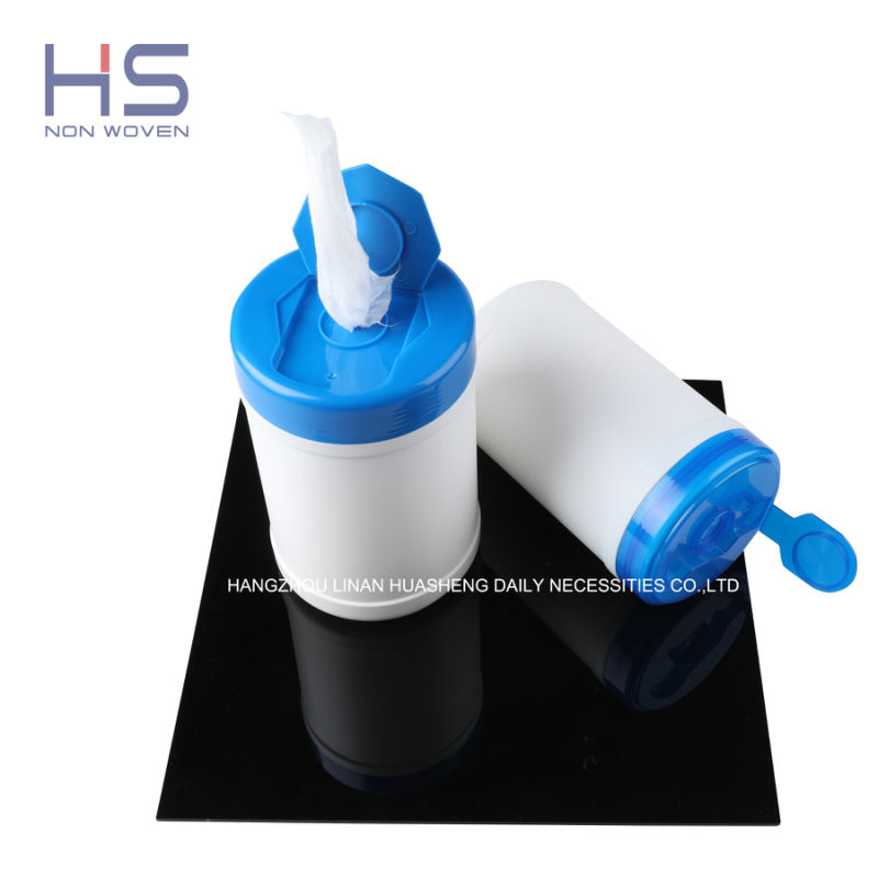 Customized Dry Spunlace Nonwoven Wipes 150 Counts for Wet Wipes in Bucket