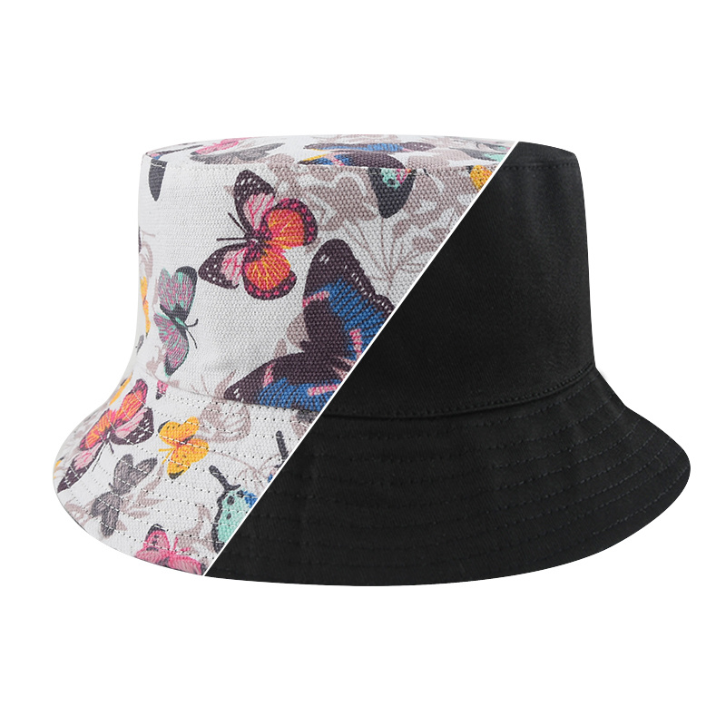 Manufacturer Fashion Allower Printed Bucket Hat with Reversible Two Side Fishierman Hat