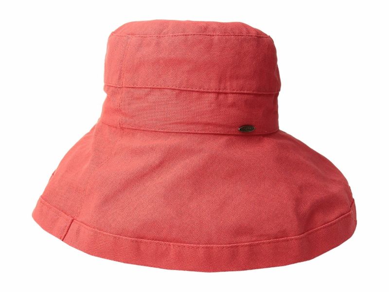 Custom Adjustable Big Brim Sun Protection Crushable Cotton Hat