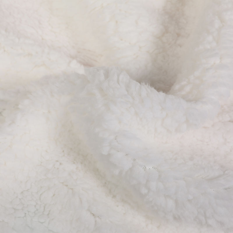 Customized Flannel Burn out Velvet 2 Ply Sherpa Fleece Blanket