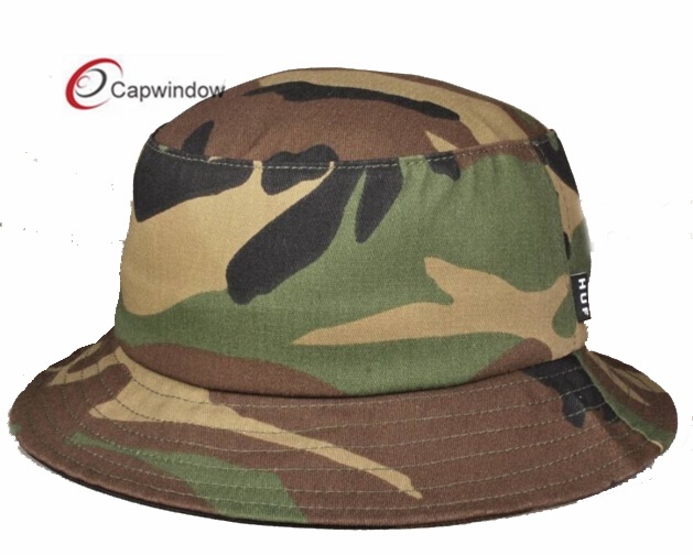 Woodland Camouflage Army Camo Bucket Fisherman Hats