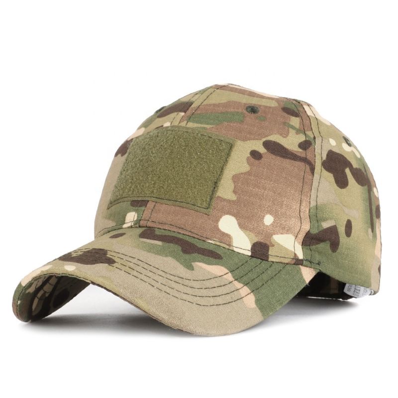 Cotton Dad Hat Adjustable Distressed Camo Army Baseball Cap