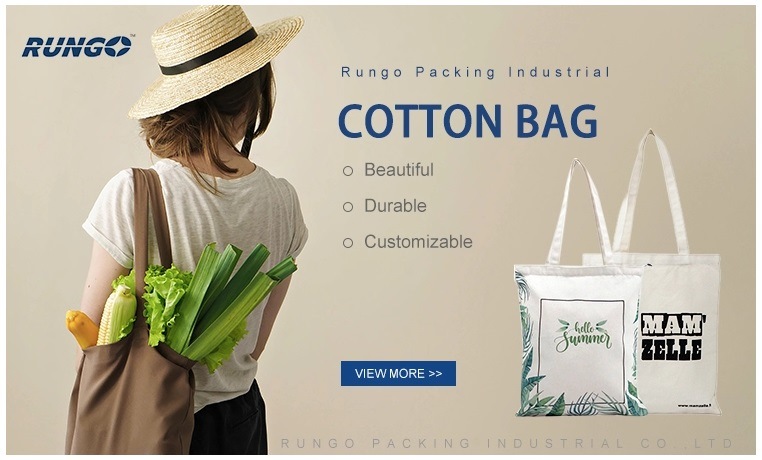 Eco Cotton Shopping Tote Bag Cotton Canvas