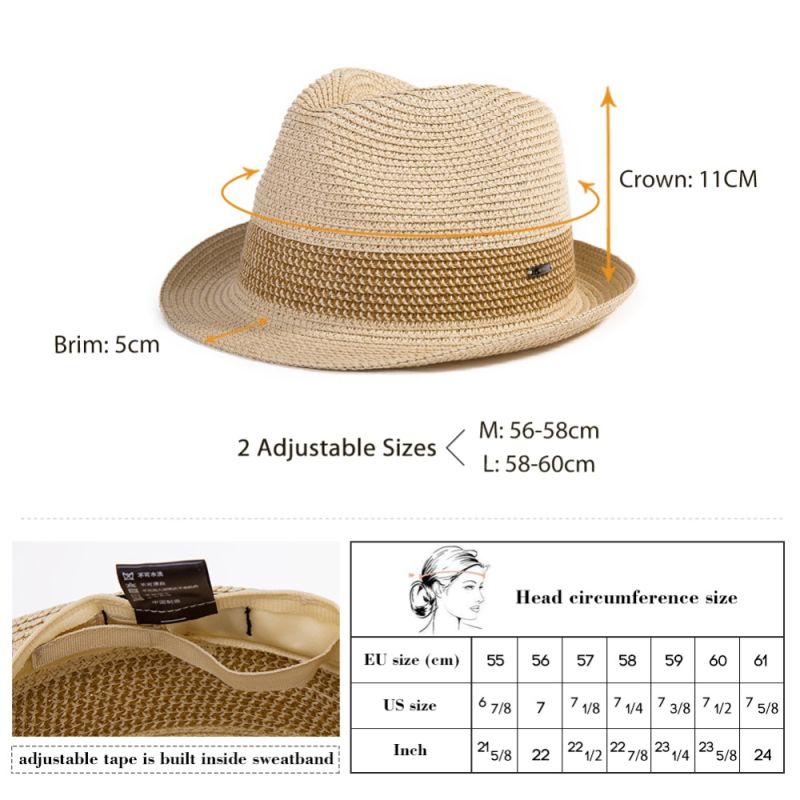 Custom Logo Wholesale Straw Fishing Paper Sun Fedora Straw Hat