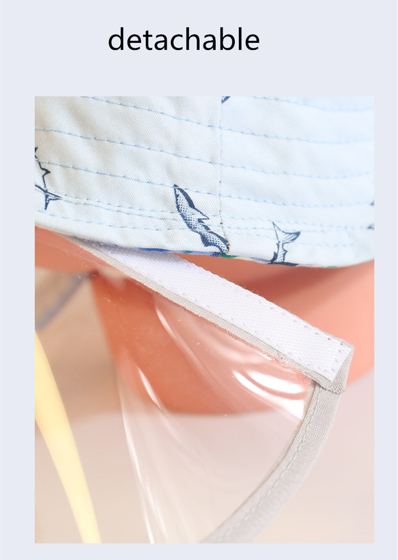Detachable Protective Bucket Hat for Baby