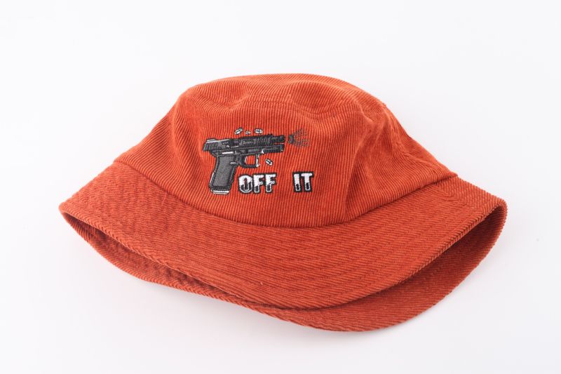 Hot Sale Multi Color Unisex Embroidered Corduroy Bucket Hat Fisherman Hat