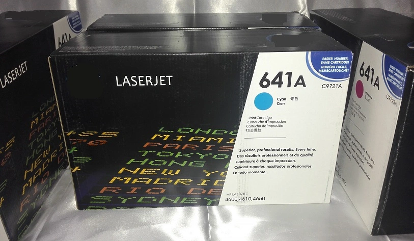 Color Premium Laser Toner Cartridge 641A C9720A/C9721A/C9722A/C9723A for HP Laserjet 4600/4650 Printer