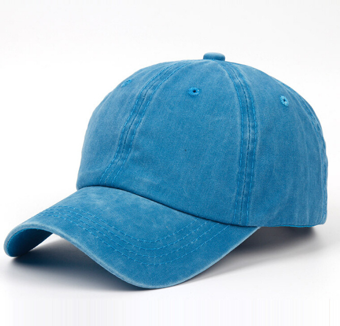 Unisex Vintage Washed Distressed Baseball-Cap Twill Adjustable Dad-Hat Sport Caps