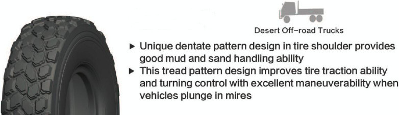 14.00r20 16.00r20 Sand/Desert/Miltary Radial OTR Tyres