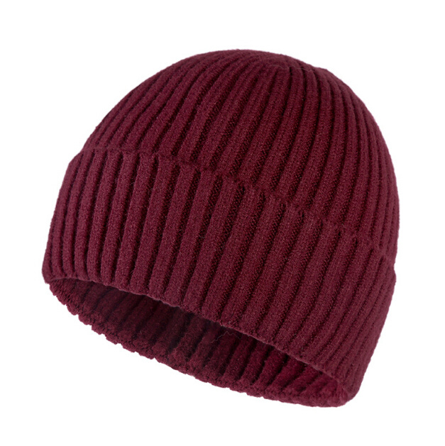 Cheap Custom Beanie Hat for Men and Women Winter Warm Acrylic Hat Knitted Promotion Hat Cap