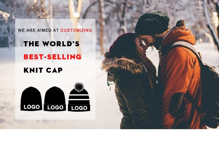 Promotional Printed 100% Acrylic Winter Beanie Knitted Hat
