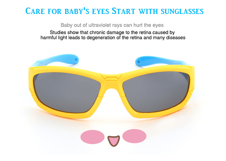 Flexible Children's Sunglasses Baby's Glasses Kids Sunglasses