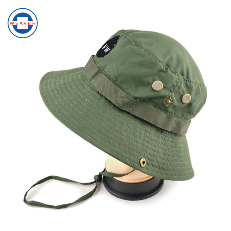 Green Cotton Jungle Hat Sun Hat Bucket Hat Fisherman Hat Police Hat