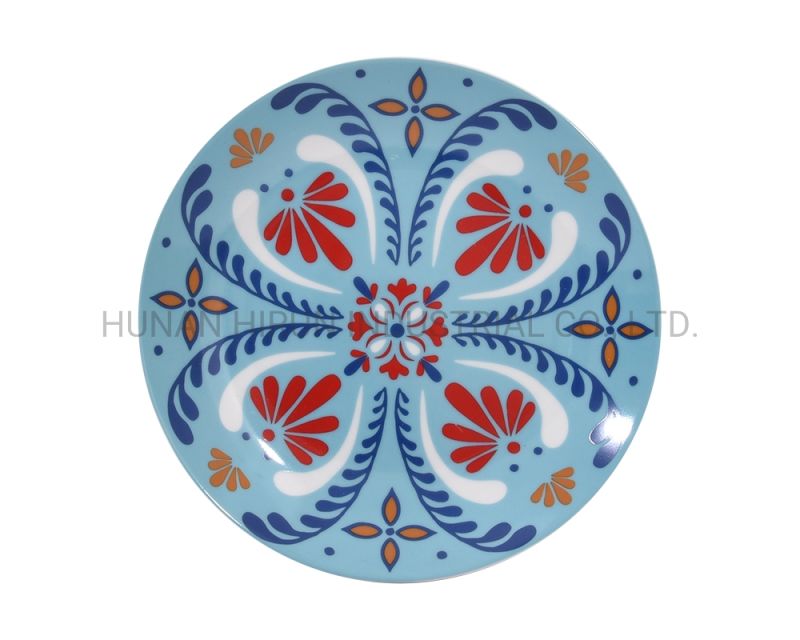 Hot Sale New Bone China Dinner Plate with Butterfly design