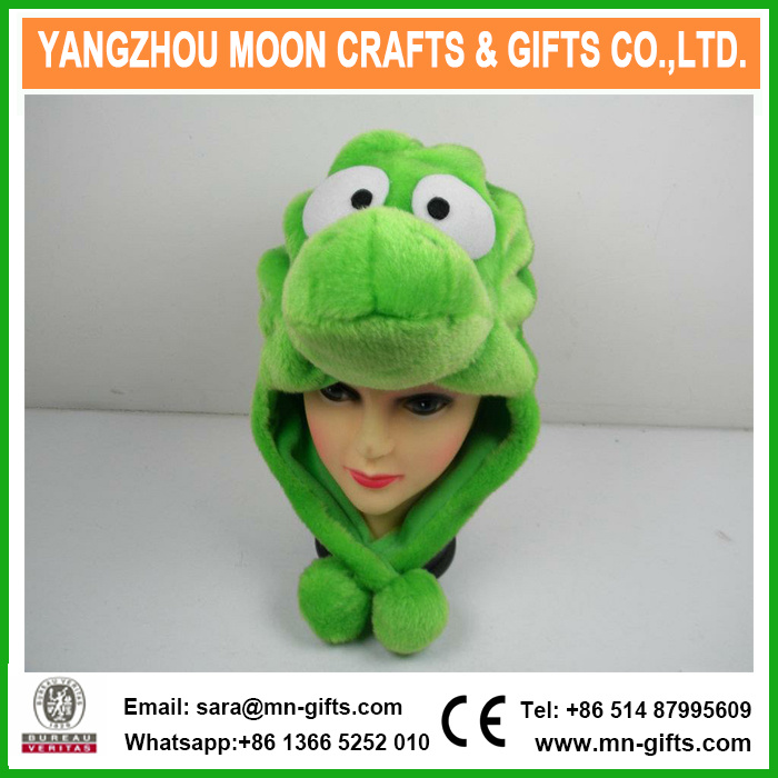 Plush Frog Animal Baby Winter Hat with Earflap