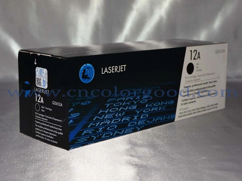 Genuine Black Toner Cartridge Q2612A for HP Original Laser Printer 1015/1010