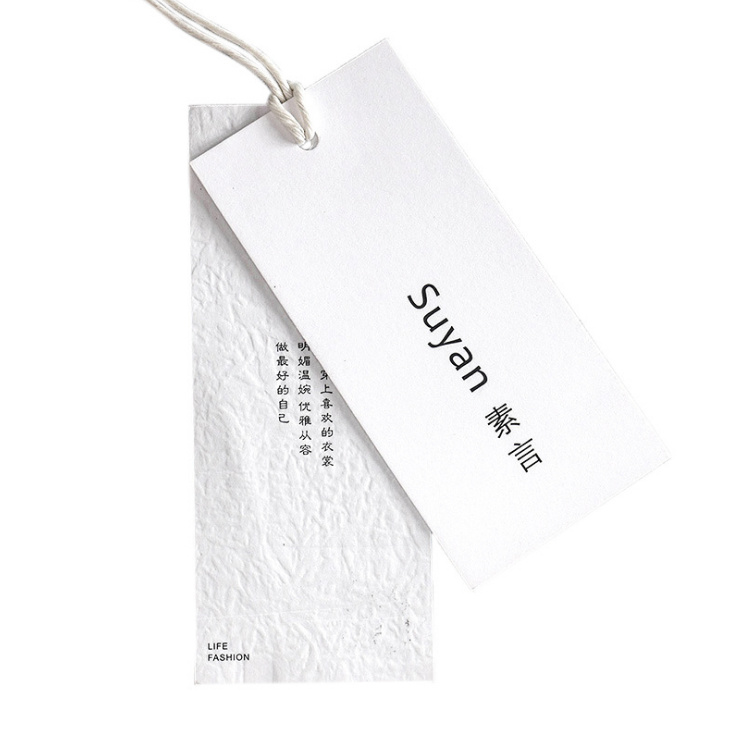 Canvas Swing Tags Cotton Canvas Tags with Eyelet