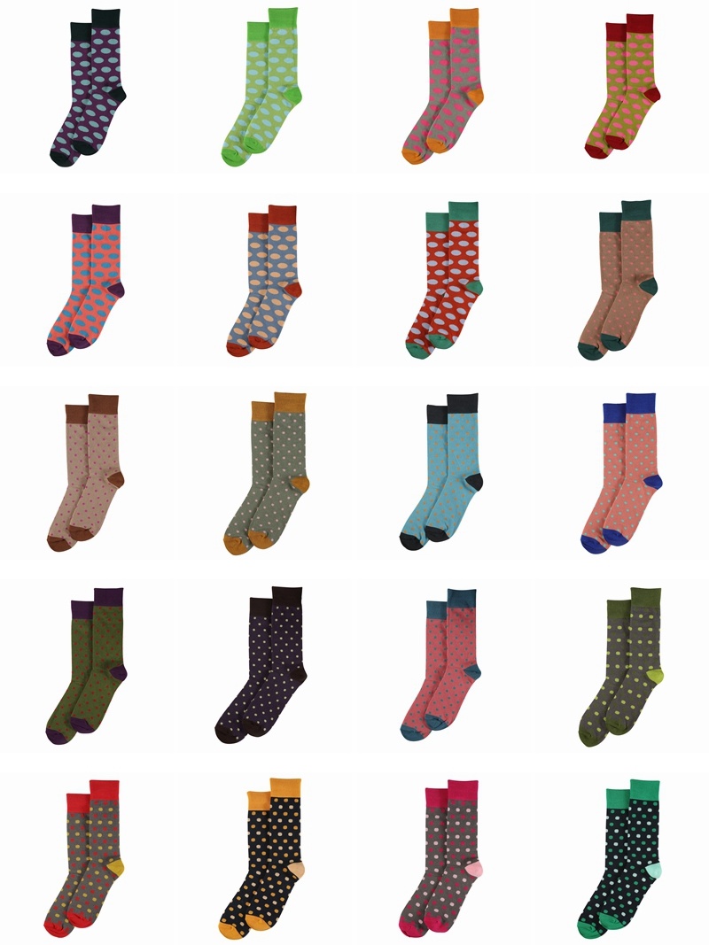 44 Colors Striped Plaid Cotton Mens Funny Custom Made Trump Socks
