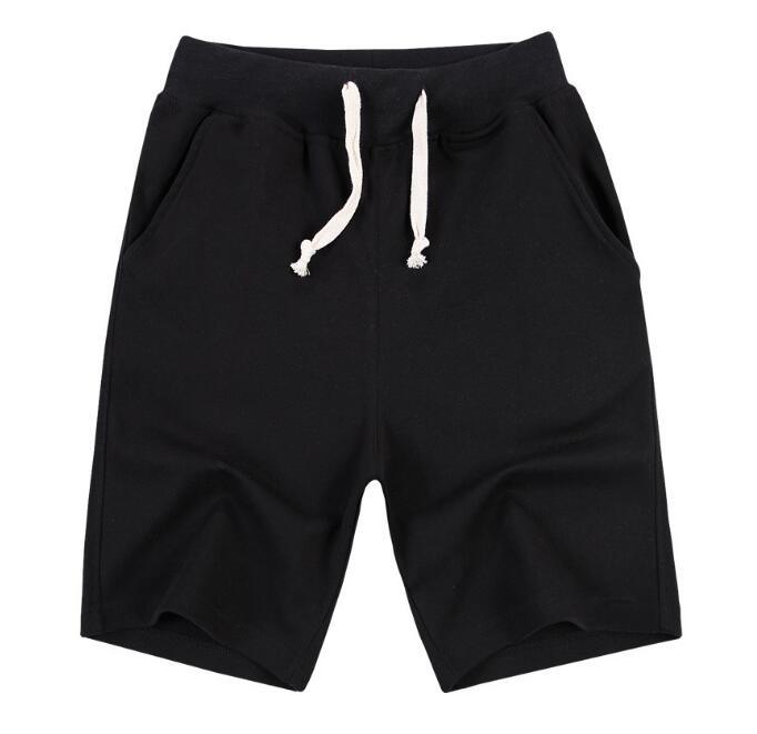 Summer Casual Shorts Solid Color Blank Pants Men's Beach Pants Slim Shorts