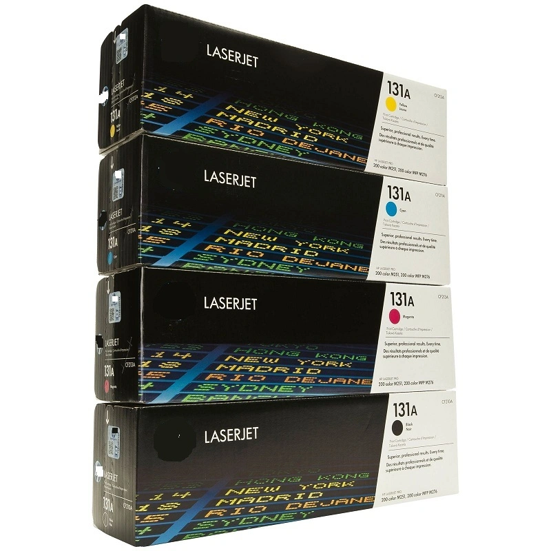 CF210A/CF211A/CF212A/CF213A (131A) Genuine Color Toner Cartridge for HP Laser Printer Cartridge