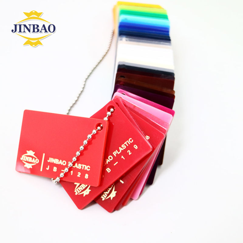Jinbao 1.5mm 2.5mm Pastel Custom Laser Cut Clear Sheeting Plaxiglass Scratch Resistant Acrylic Plexi Glass