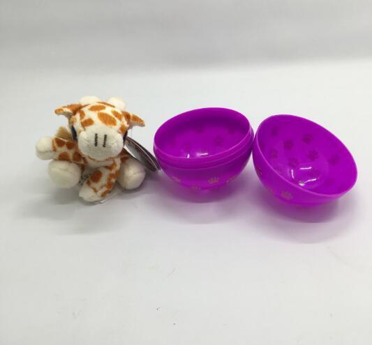 Plush Animal in Surprise Egg Plush Bunny in Plastic Egg