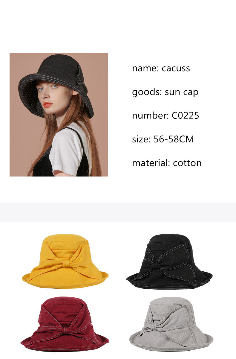 Custom Big Bowknot Sun Hat, Visor Hat Upf50+ Colourful Sun Cap 5