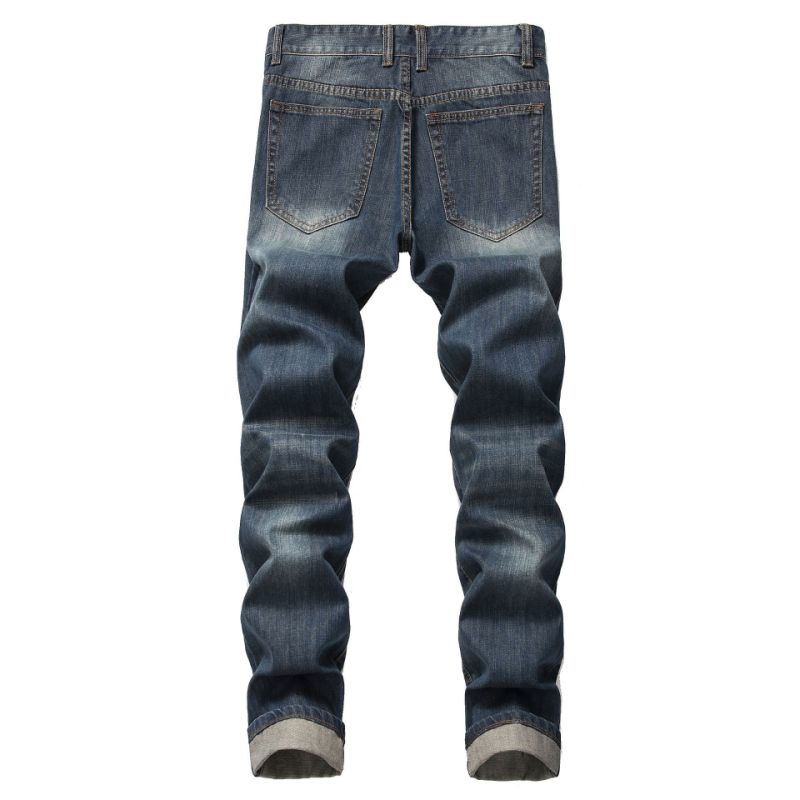 Ripped Wash Distressed Men's Jeans