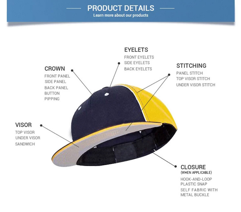Racing Sports Cap Protection 3D Embroidery Men Fashion Hat Navy Cotton Twill Baseball Hat