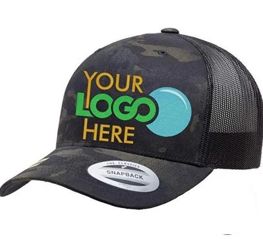Mesh Trucker Hat, Custom Trucker Hat, Custom Embroidery Patch Logo Trucker Hat Cap