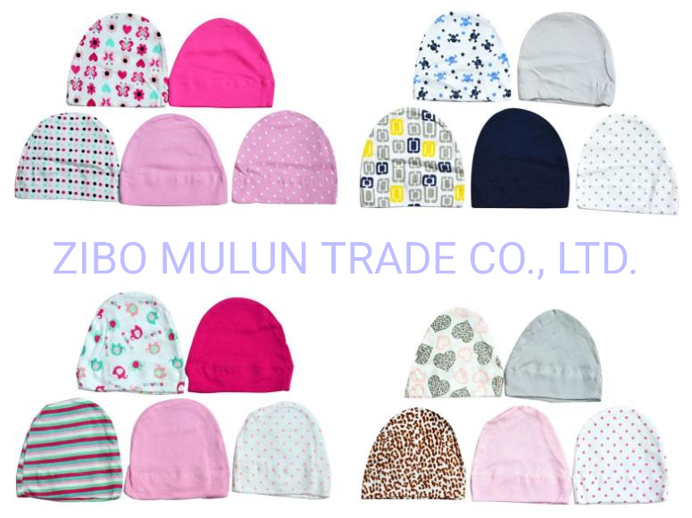 100% Organic Cotton Newborn Baby Winter Hats