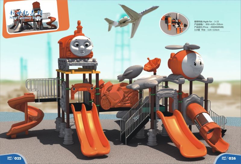 New Stylish Plastic Outdoor Playground Jungle Kids Backyard Playground Equipment