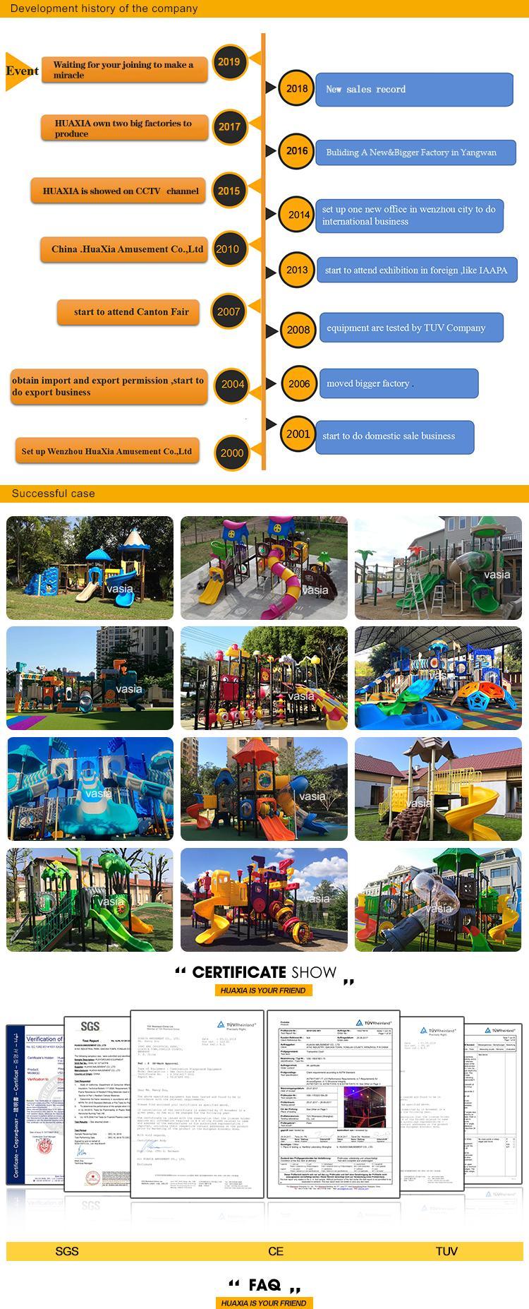 Attractive Style Multicolor Exquisite Outdoor Children Playground Equipments for Kids