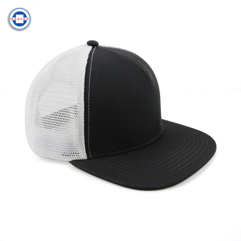 High Quality Flat Brim Mesh Hat Sun Hat Beach Hat Truck Hat Driver Hat