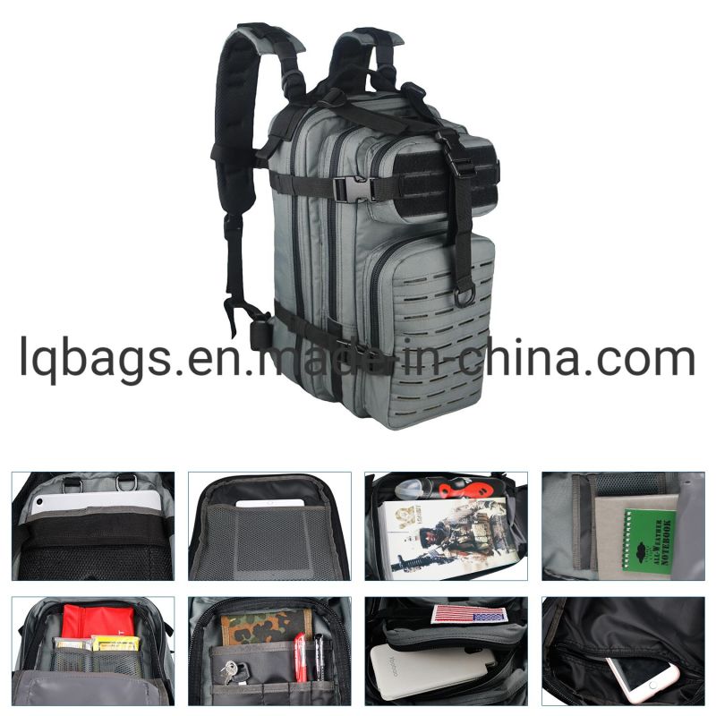 Military Tactical Assault Backpack Laser Cut Molle Bag Large Capacity