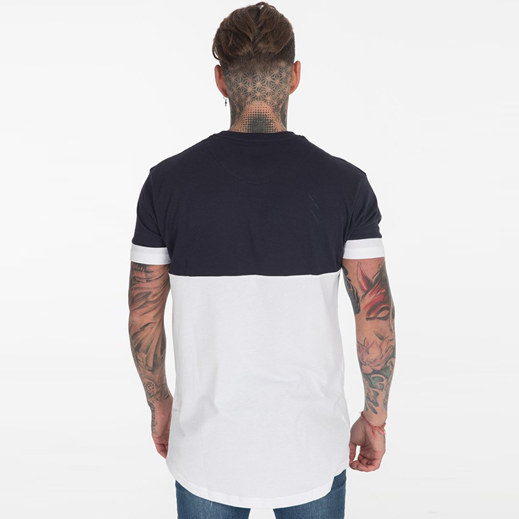 Striped Men 100% Cotton T Shirt Round Neck Casual Style