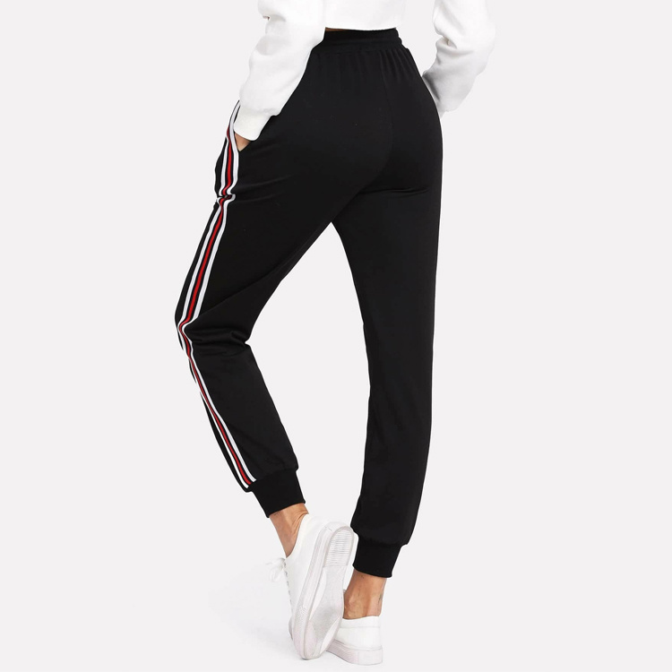 Striped Tape Side Drawstring Hot Sale Joggers for Running