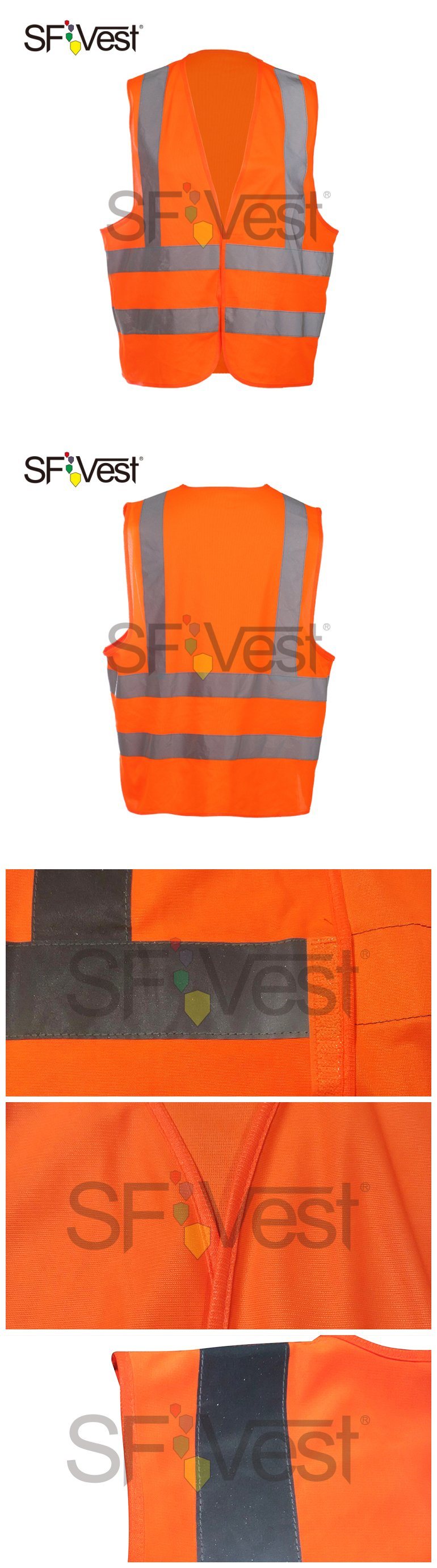 2020 High Visibility Safety Reflective Clothing Children Protect Outdoor Security Vest with En 1150