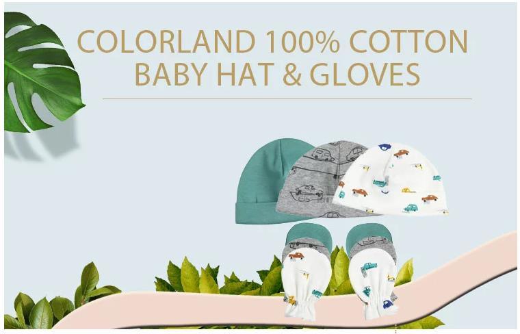 Unisext Baby Hats Set Soft Cotton Knot Hat