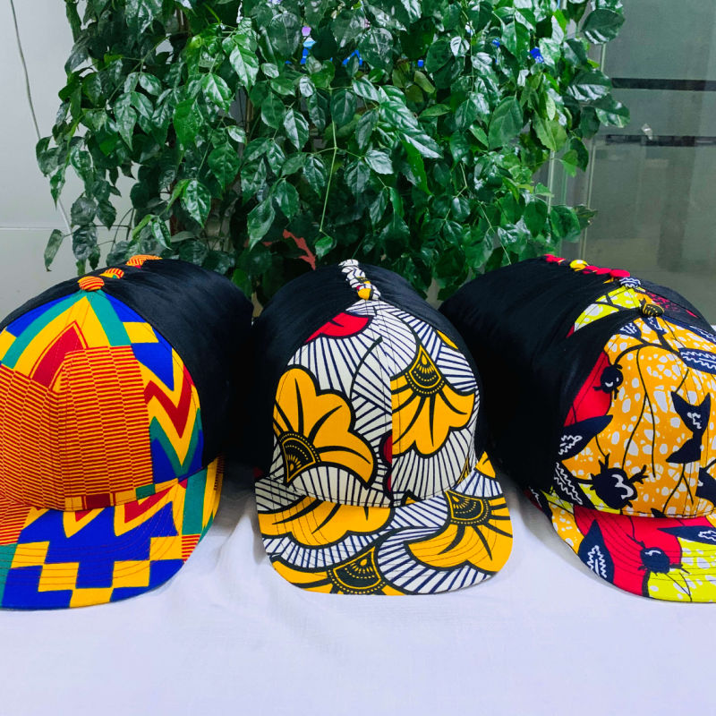 Hot Selling Leisure Summer Fashion Design African Print Unisex Sports Hat Baseball Cap