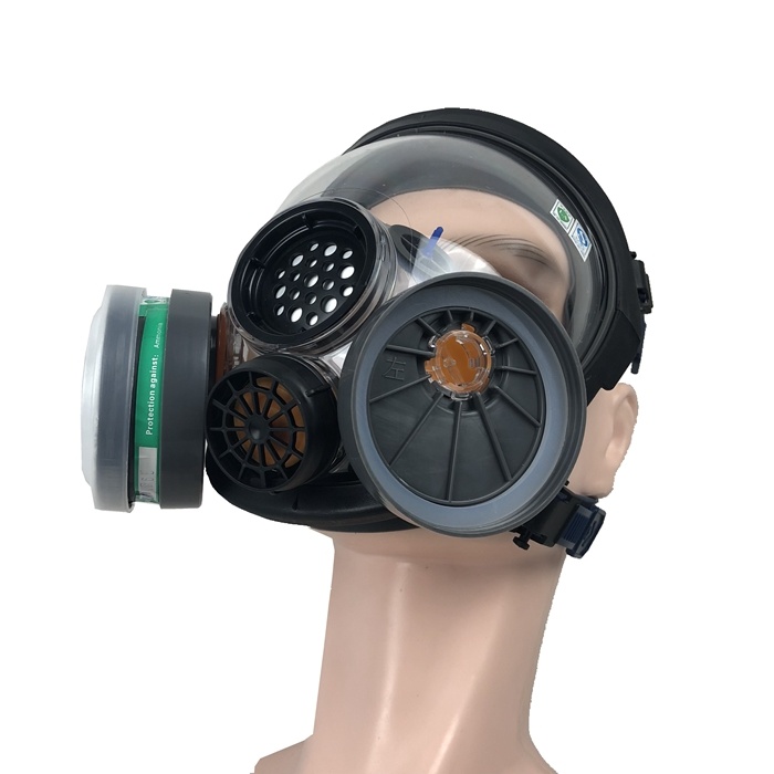 PPE-Plus High Quality Big View Full Face Gas Mask Protective