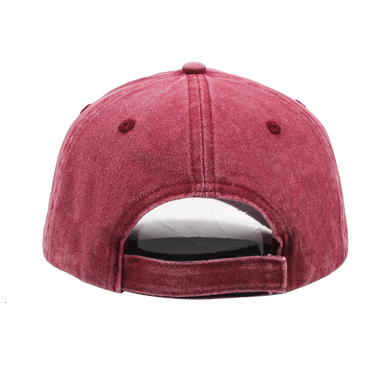 Custom Washed Cotton Sports Hat, Baseball Cap for Men Women
