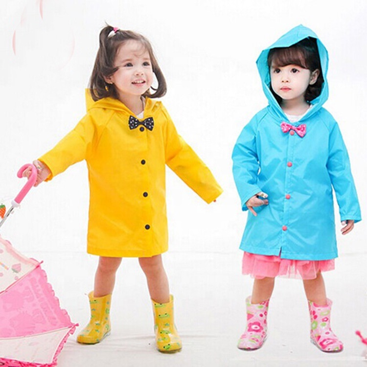 Fancy Yellow Toddler Pink Children Raincoat 12-18 Months Waterproof