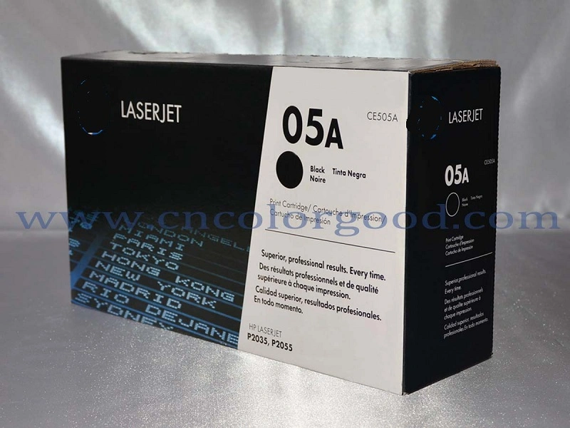 Genuine Ce505A / 05A Black Laser Toner Cartridge for HP Original Printer Laserjet Machine