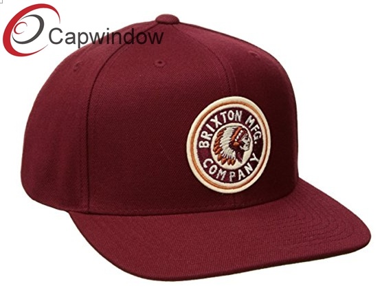 Custom Woven Patch 100% Cotton Baseball Cap Snap Back Hat