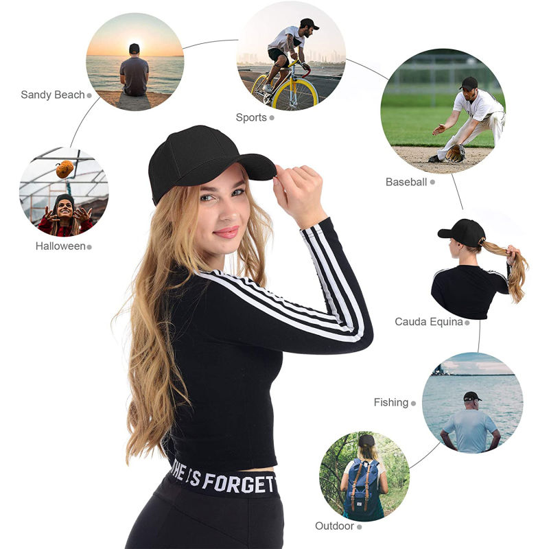 Baseball Hat Summer Outdoor Sport Hat Beach Sun Protection Peaked Hat for Women